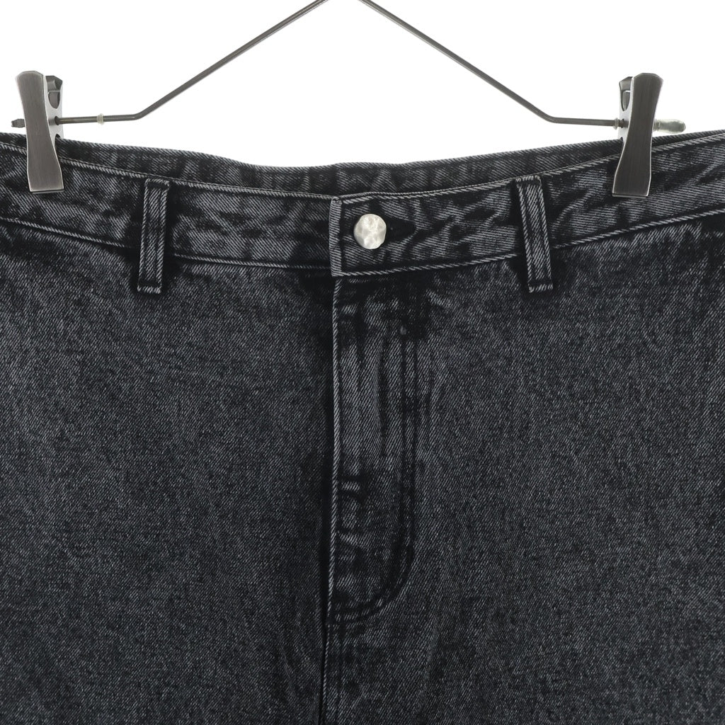 ADER ERROR(アーダーエラー) ルーズフィット テーパード バギーデニムパンツ ブラック BMSGFYJE0103BKL