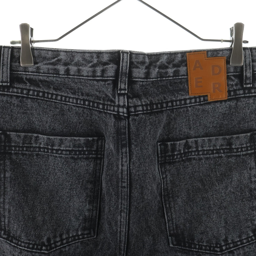 ADER ERROR(アーダーエラー) ルーズフィット テーパード バギーデニムパンツ ブラック BMSGFYJE0103BKL