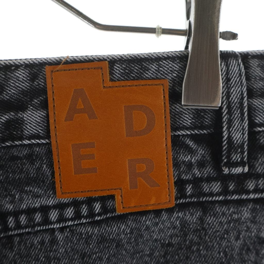 ADER ERROR(アーダーエラー) ルーズフィット テーパード バギーデニムパンツ ブラック BMSGFYJE0103BKL