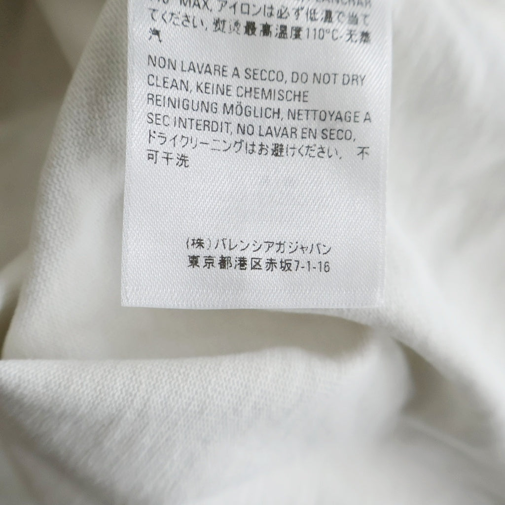 BALENCIAGA(バレンシアガ) 20AWGOTHIC OVERSIZE 半袖 クルーネック Tシャツ カットソー ホワイト 641614 TJV78