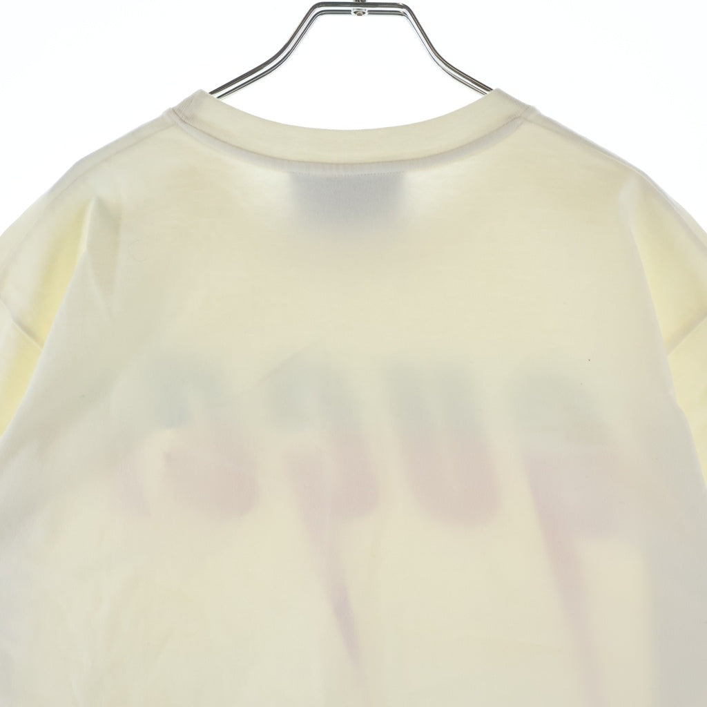 GUCCI(グッチ) ブレードプリント クルーネック コットン 半袖Tシャツ カットソー ホワイト 565806XJAZY
