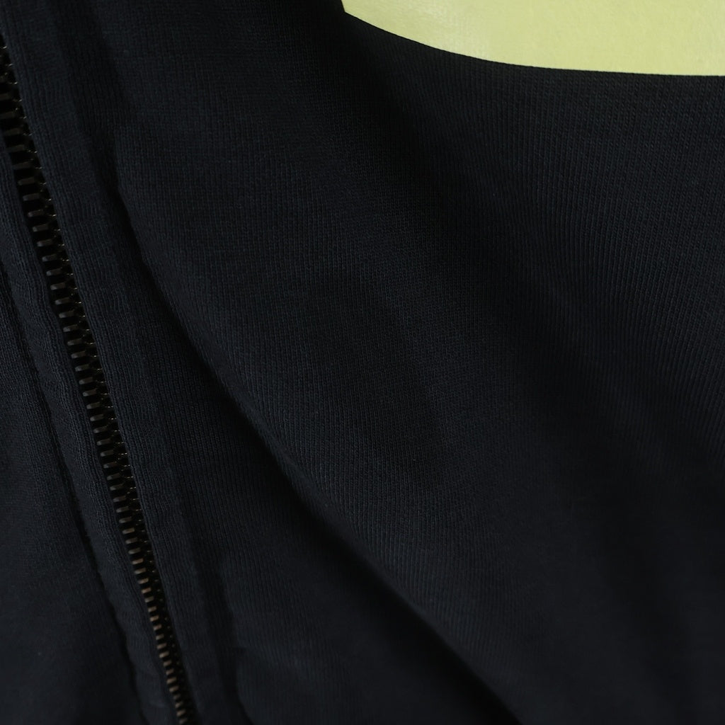 VETEMENTS(ヴェトモン) Sticker Zip-up Hoodie ステッカージップアップフーディー パーカー ブラック UA65HD210B