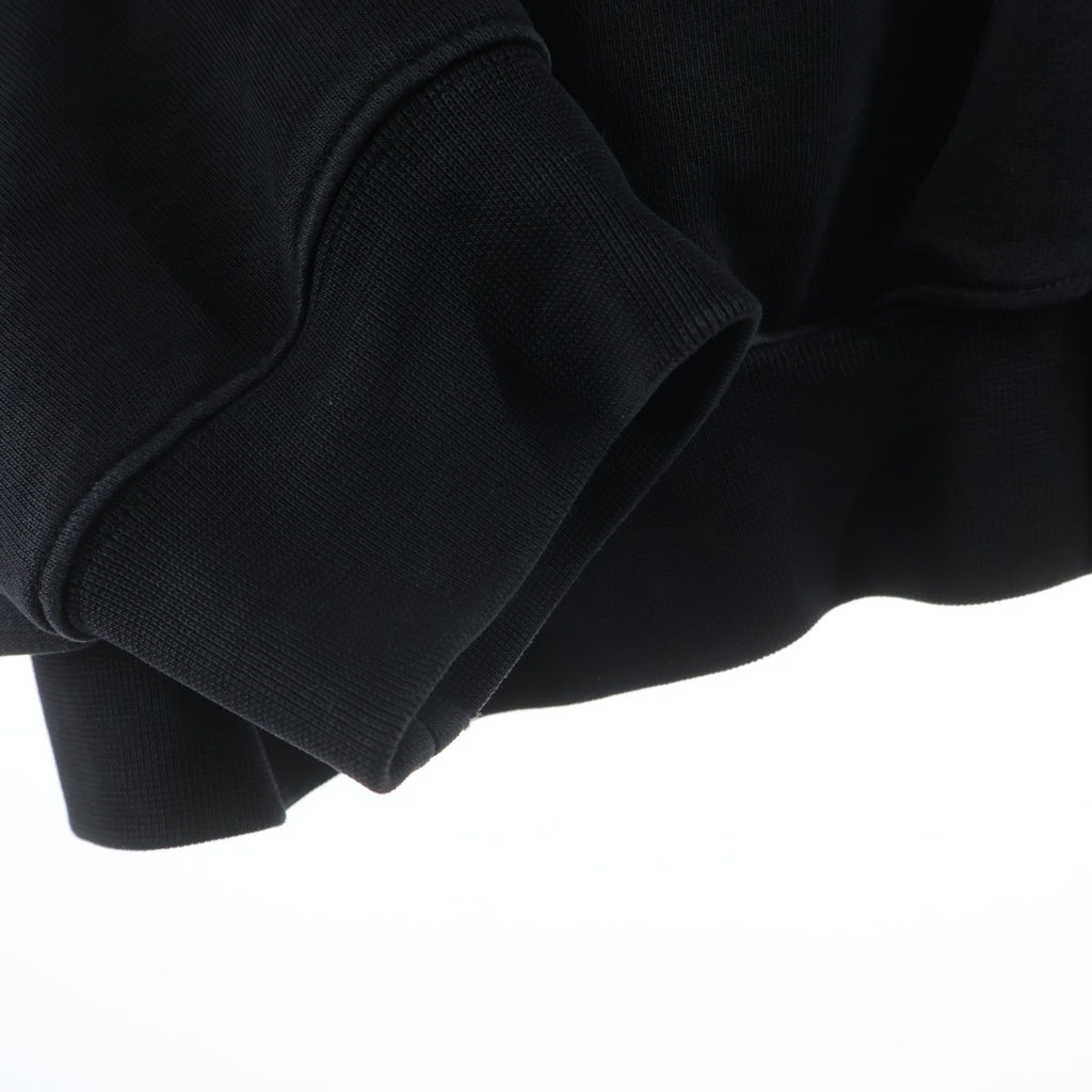 VETEMENTS(ヴェトモン) Sticker Zip-up Hoodie ステッカージップアップフーディー パーカー ブラック UA65HD210B