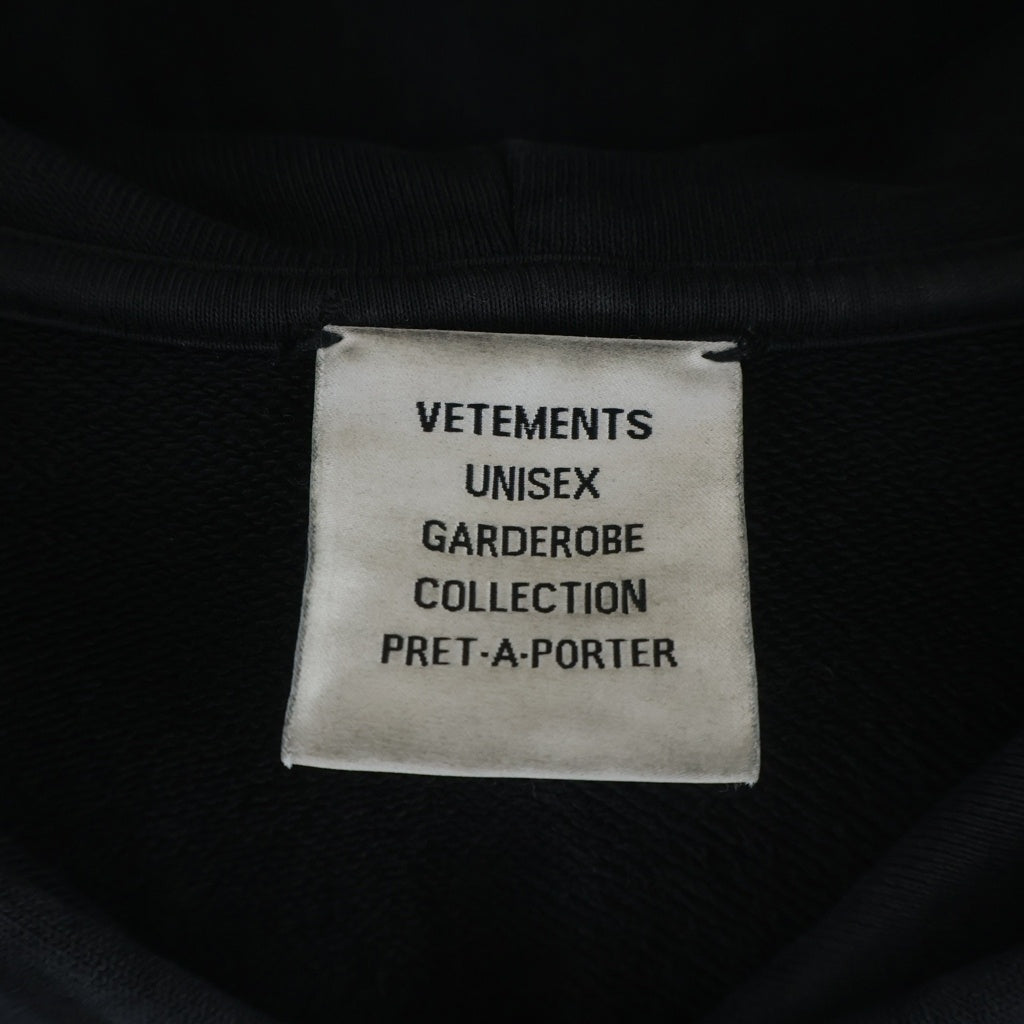 VETEMENTS(ヴェトモン) Sticker Zip-up Hoodie ステッカージップアップ
