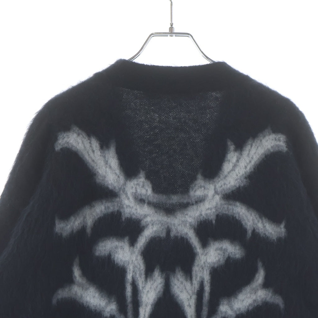 VERSACE(ヴェルサーチ) Acanthus Leaves Mohair-Blend アカンサス