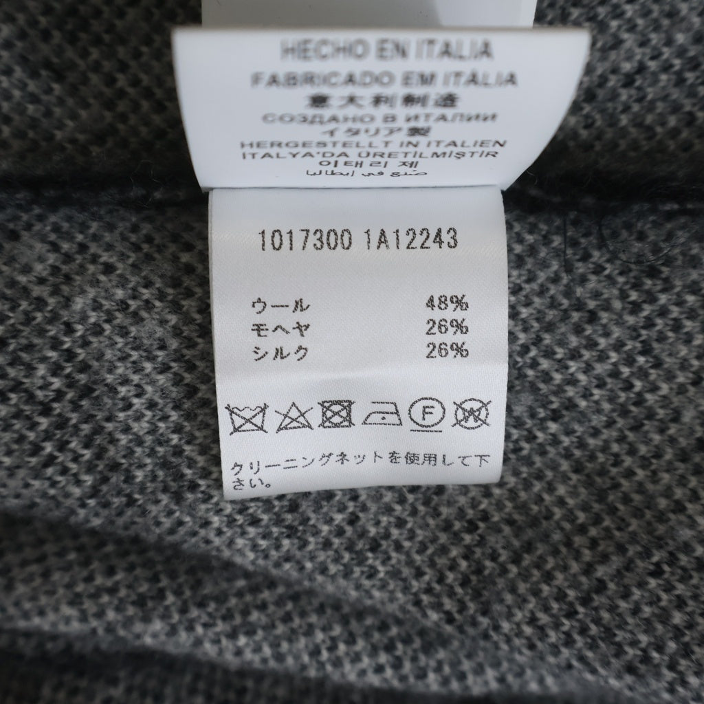 VERSACE(ヴェルサーチ) Acanthus Leaves Mohair-Blend アカンサス
