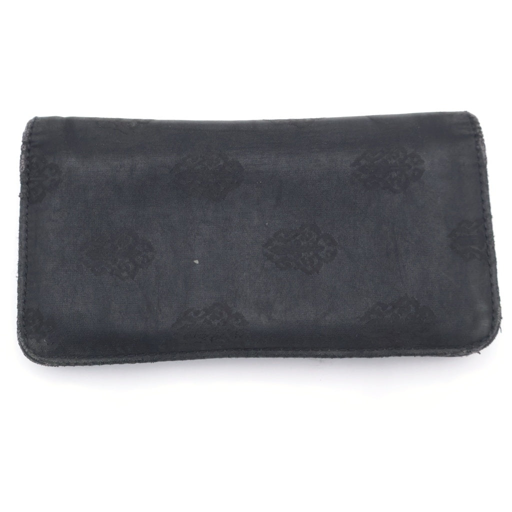 CHROME HEARTS(クロムハーツ) スクロールラベル ナイロンウォレット ブラック