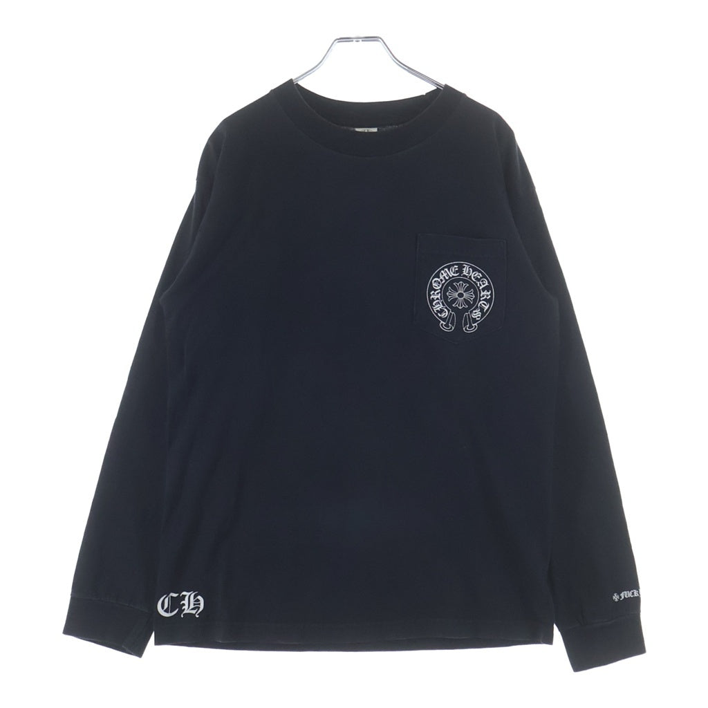 CHROME HEARTS 長袖カットソー 黒 LAS VEGAS Chrome Hearts Las Vegas