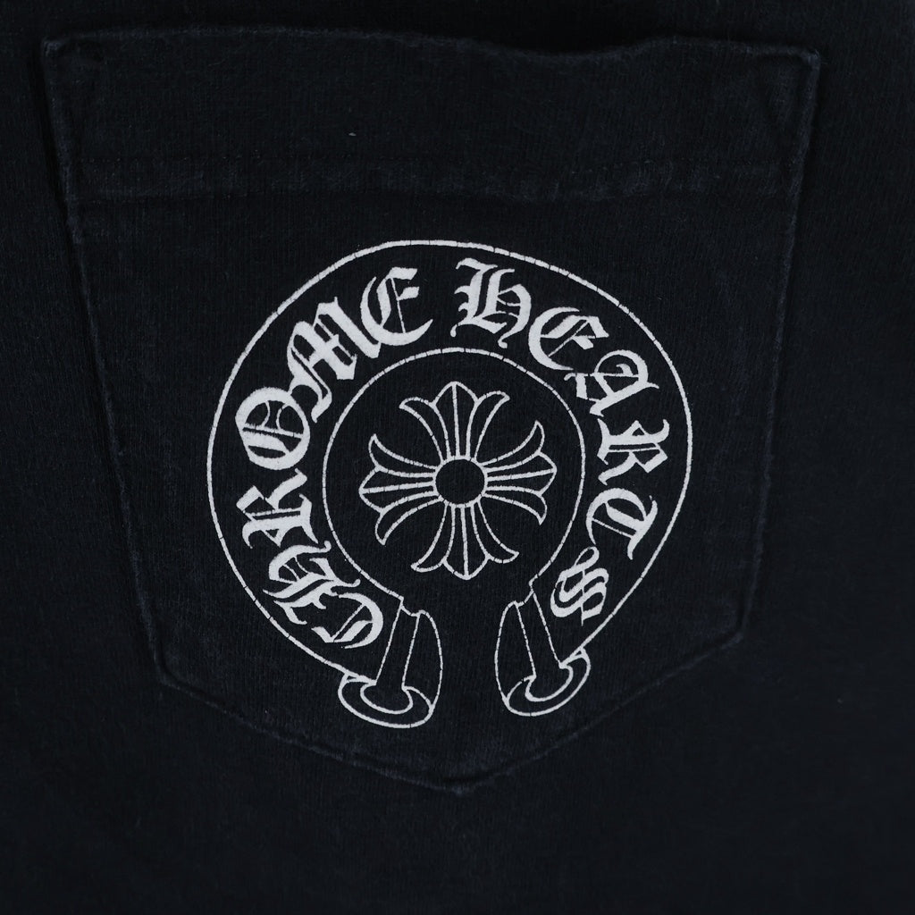 CHROME HEARTS(クロムハーツ) CH L S LTD ラスベガス限定袖フローラルプリント長袖カットソー ブラック
