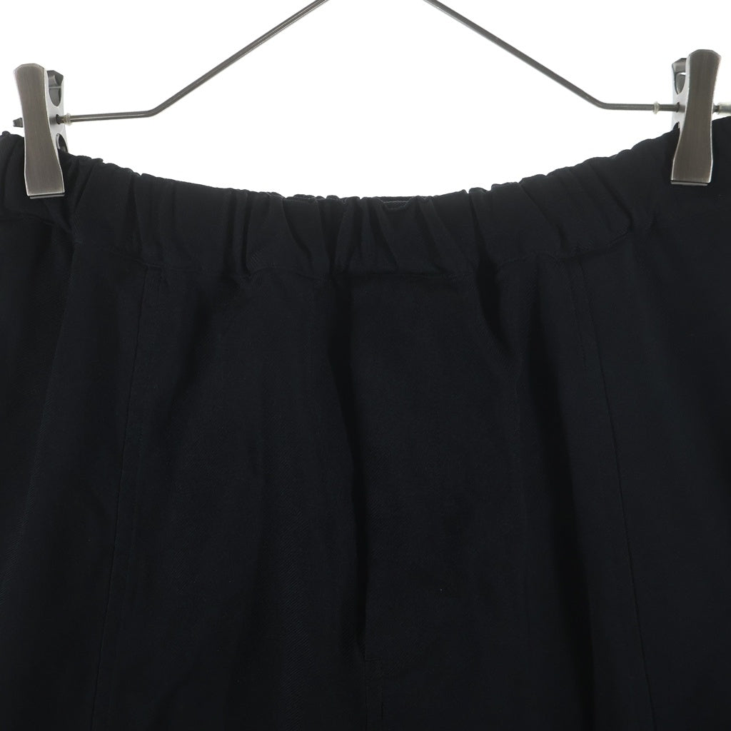 BLACK COMME des GARCONS(ブラックコムデギャルソン) ポリエステル サルエルパンツ ジョガーパンツ ブラック 1N-P021