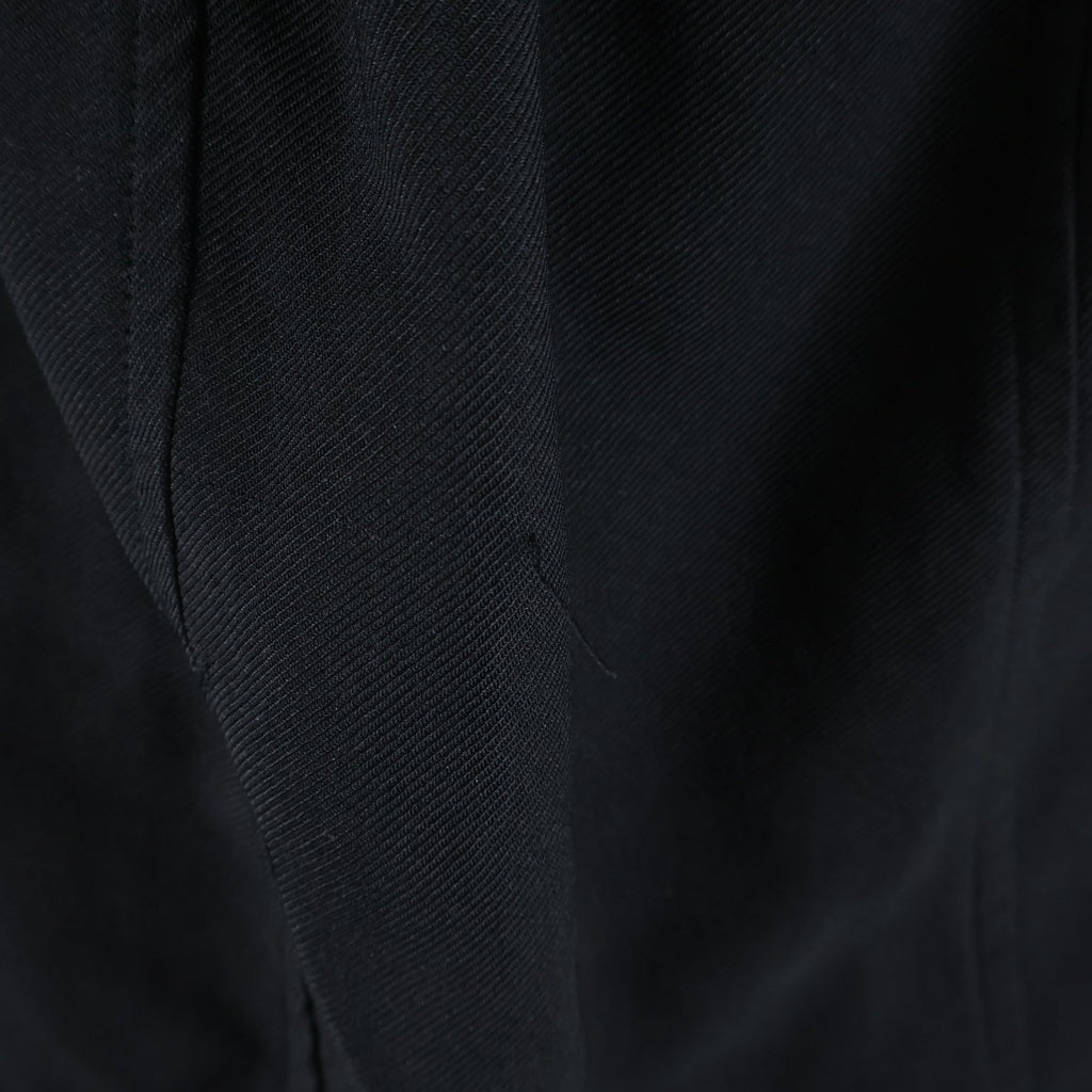 BLACK COMME des GARCONS(ブラックコムデギャルソン) ポリエステル サルエルパンツ ジョガーパンツ ブラック 1N-P021