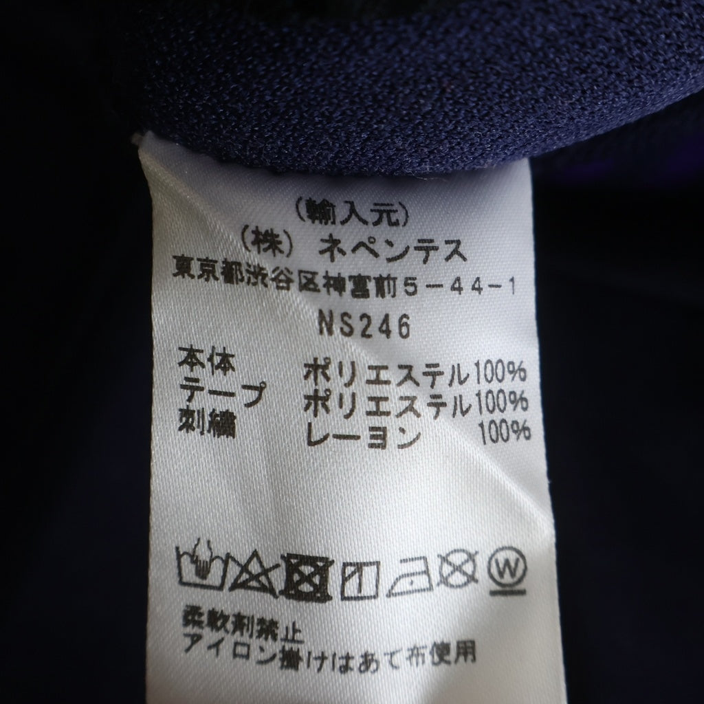 Needles(ニードルス) TRACK PANTS POLY SMOOTH トラックパンツ ジャージ サイドライン パープル NS246