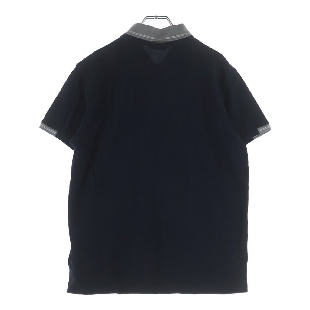 MONCLER(モンクレール) MAGLIA POLO MANICA CORTA 胸ロゴワッペン 半袖ポロシャツ ネイビー 210918341500 84093