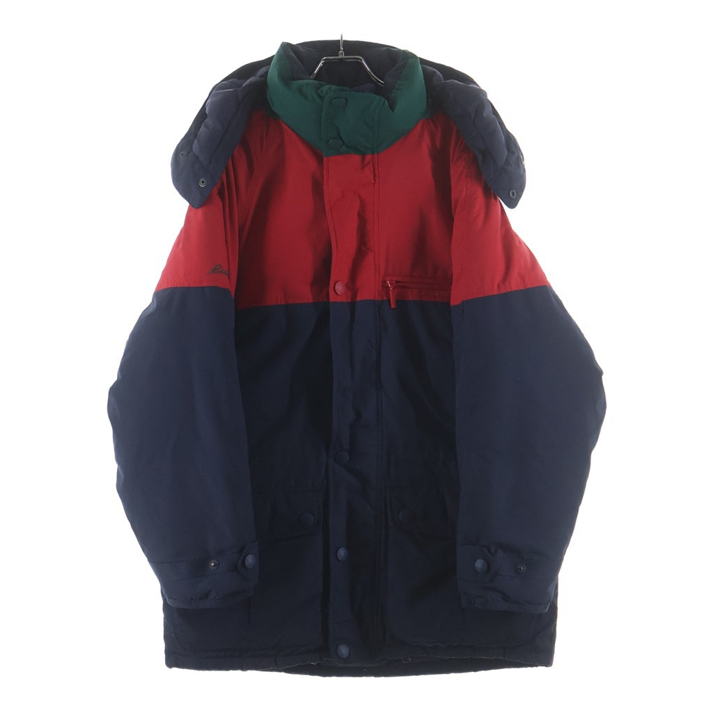 Eddie Bauer(エディバウワー) 90s ナイロン ダウンジャケット ネイビー/レッド 0010070