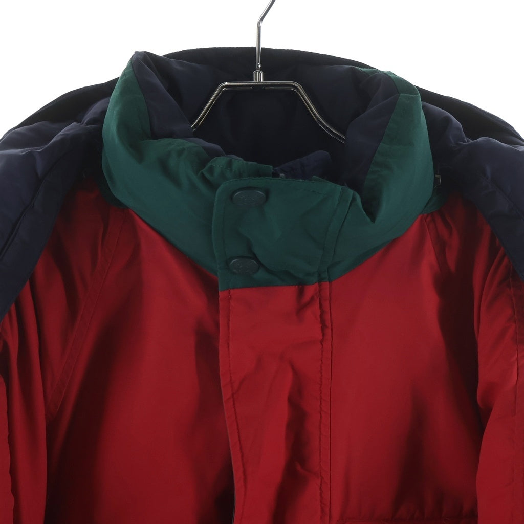Eddie Bauer(エディバウワー) 90s ナイロン ダウンジャケット ネイビー/レッド 0010070