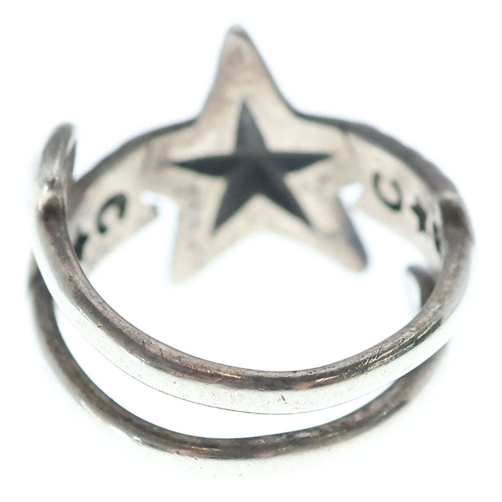 CODY SANDERSON(コディーサンダーソン) W-LARGE ARROW STAR FREE RING ダブルアロー ラージスターフリー リング シルバー