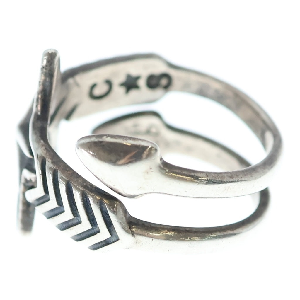 CODY SANDERSON(コディーサンダーソン) W-LARGE ARROW STAR FREE RING ダブルアロー ラージスターフリー リング シルバー