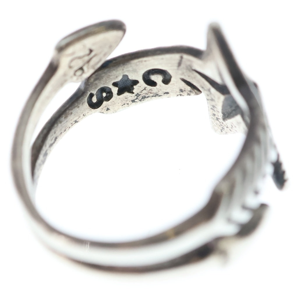 CODY SANDERSON(コディーサンダーソン) W-LARGE ARROW STAR FREE RING ダブルアロー ラージスターフリー リング シルバー