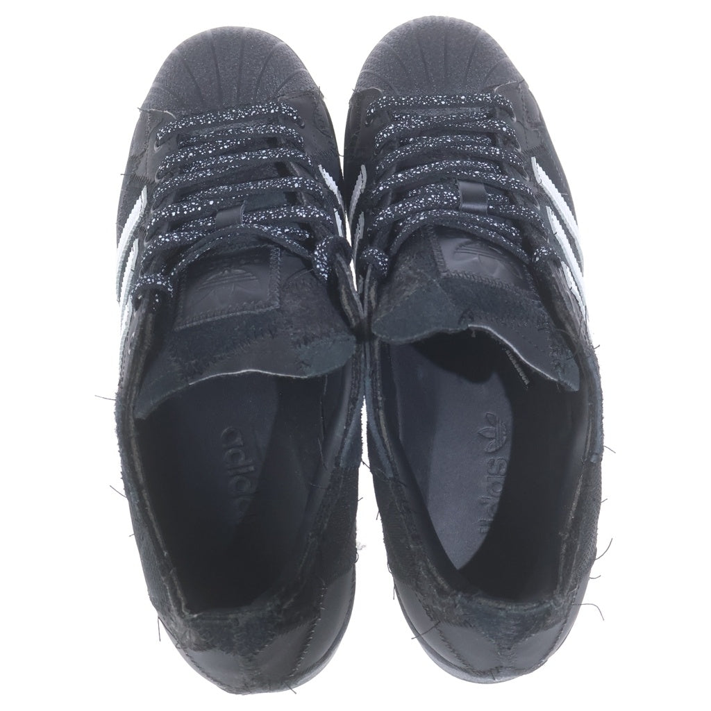 adidas(アディダス) ×RECOUTURE×atmos Superstar リクチュール アトモス コラボ スーパースター ローカットスニーカー ブラック GW3473 US9/27cm