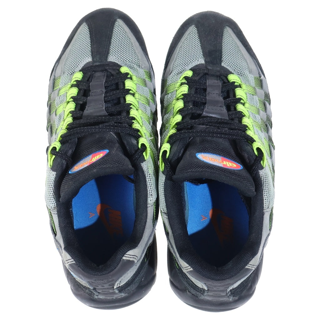 NIKE(ナイキ) AIR MAX 95 WOVEN AQ0764-001 エアーマックス 95 ローカットスニーカー グレー/ライトグリーン US9/27cm