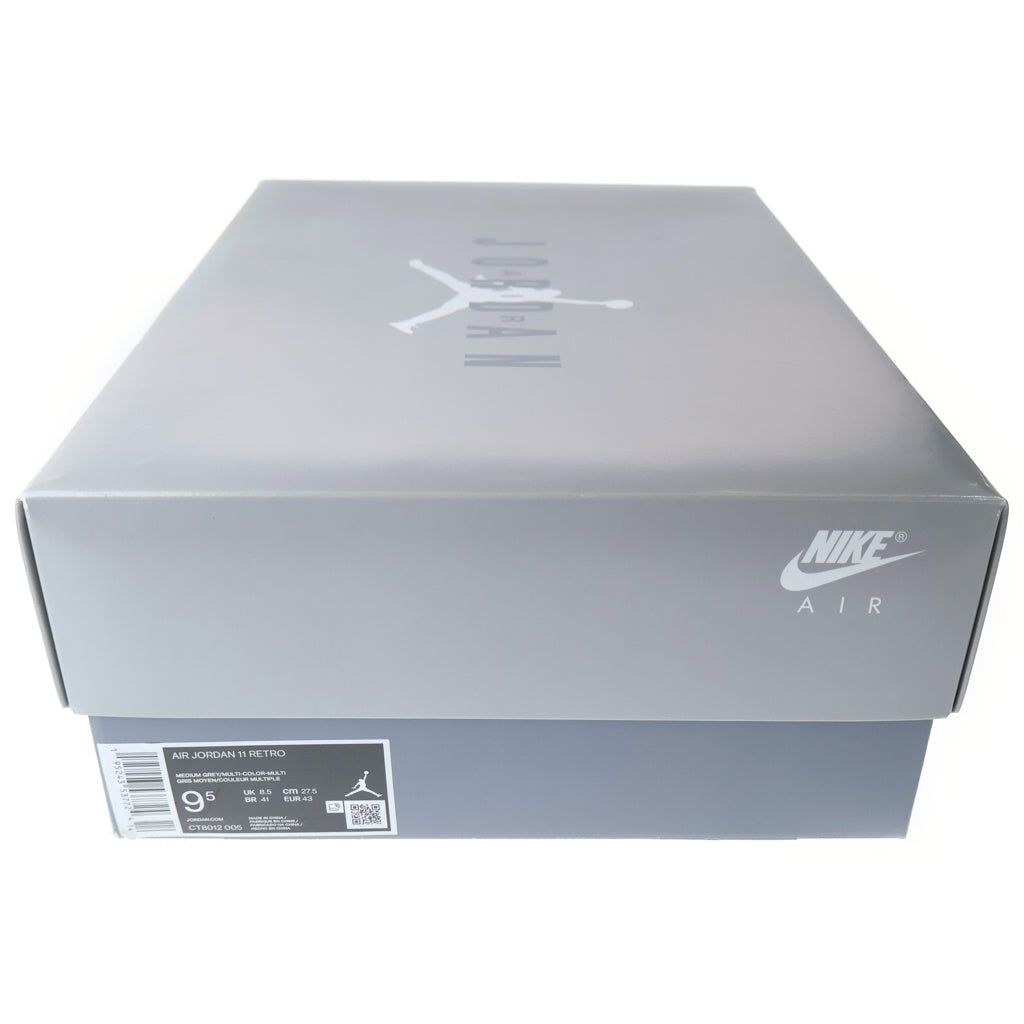 NIKE(ナイキ) AIR JORDAN 11 RETRO COOL GREY エアジョーダン11 レトロ クールグレー ハイカットスニーカー グレー US9.5/27.5cm CT8012‐005
