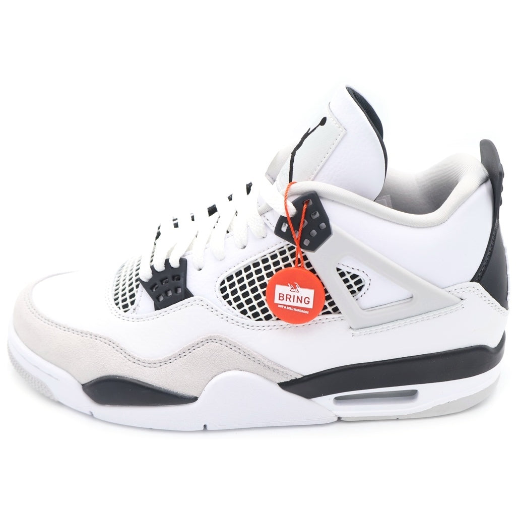NIKE(ナイキ) AIR JORDAN 4 MILITARY BLACK エアジョーダン4 ハイカットスニーカー ホワイト US9.5/27.5cm DH6927-111
