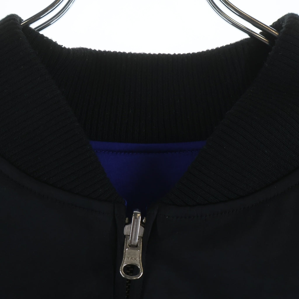 Y-3(ワイスリー) JFA スーベニアジャケット リバーシブル スカジャン ジップアップブルゾン ブルー/ブラック IW4988 A2E001