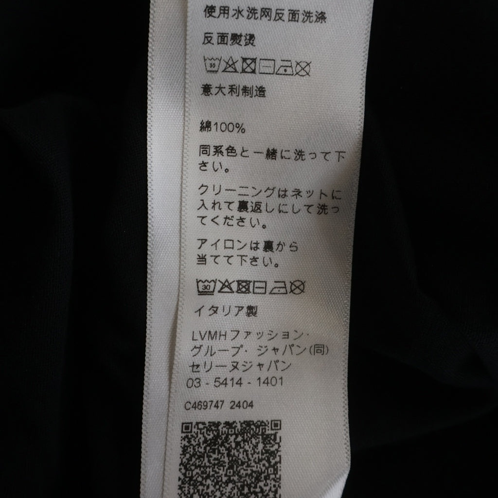 CELINE(セリーヌ) フロント アーチロゴ 半袖 クルーネック Tシャツ ブラック 2X84N671Q.38AW