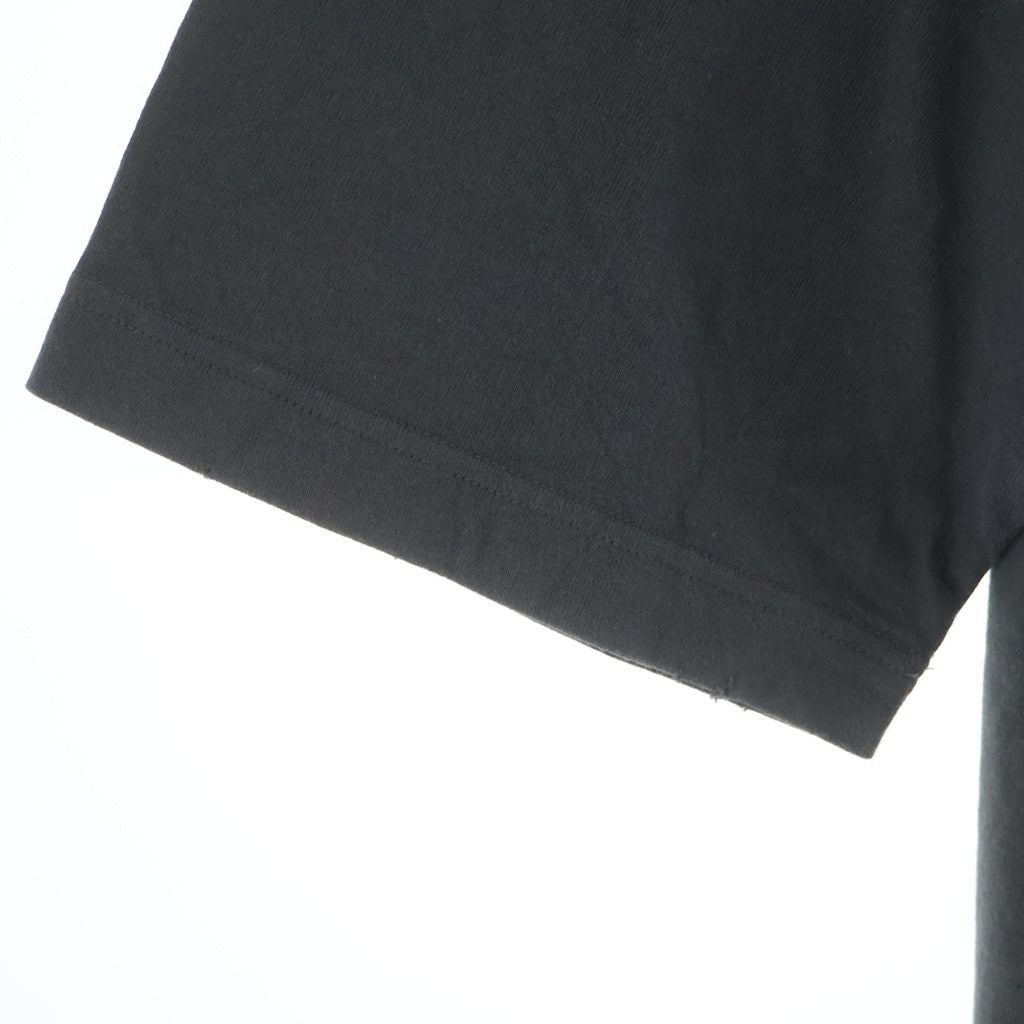 MAISON MIHARAYASUHIRO(メゾンミハラヤスヒロ) DISTRESSED TEE デストロイ グラフィックプリント 半袖 クルーネック カットソー ブラック