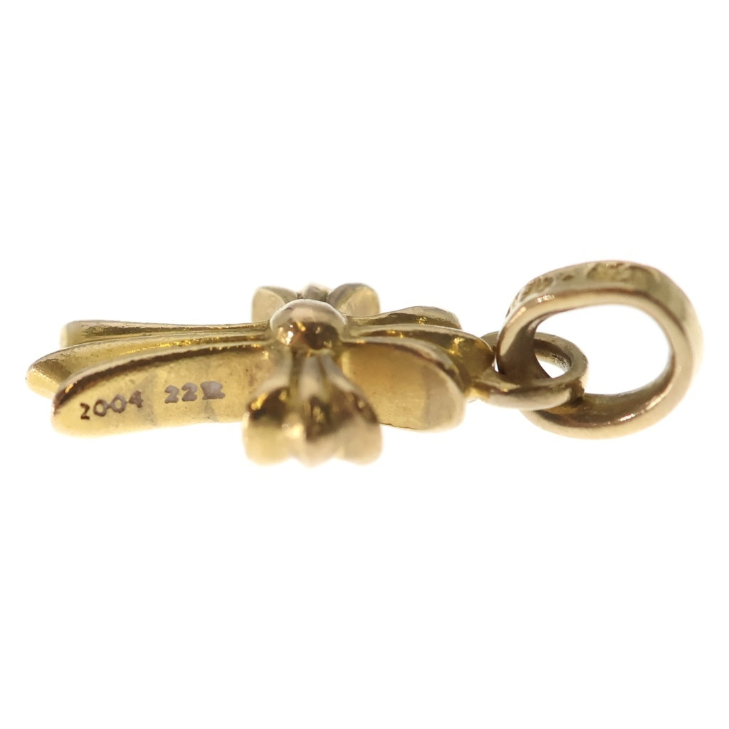 CHROME HEARTS(クロムハーツ) 22K CRS BBYFAT P/DIA ベイビーファットクロス PAVEダイヤ ペンダントトップ ゴールド BCA035