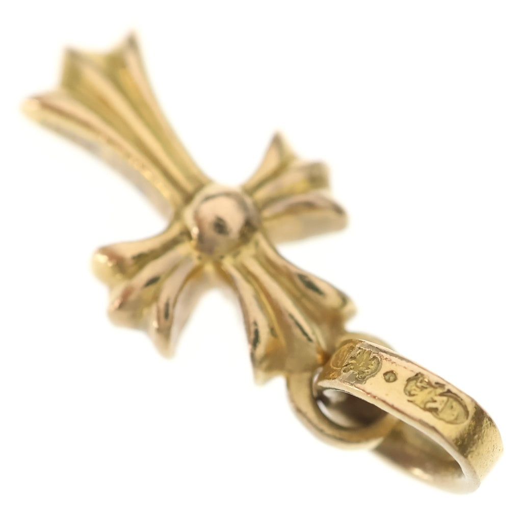 CHROME HEARTS(クロムハーツ) 22K CRS BBYFAT P/DIA ベイビーファットクロス PAVEダイヤ ペンダントトップ ゴールド BCA035