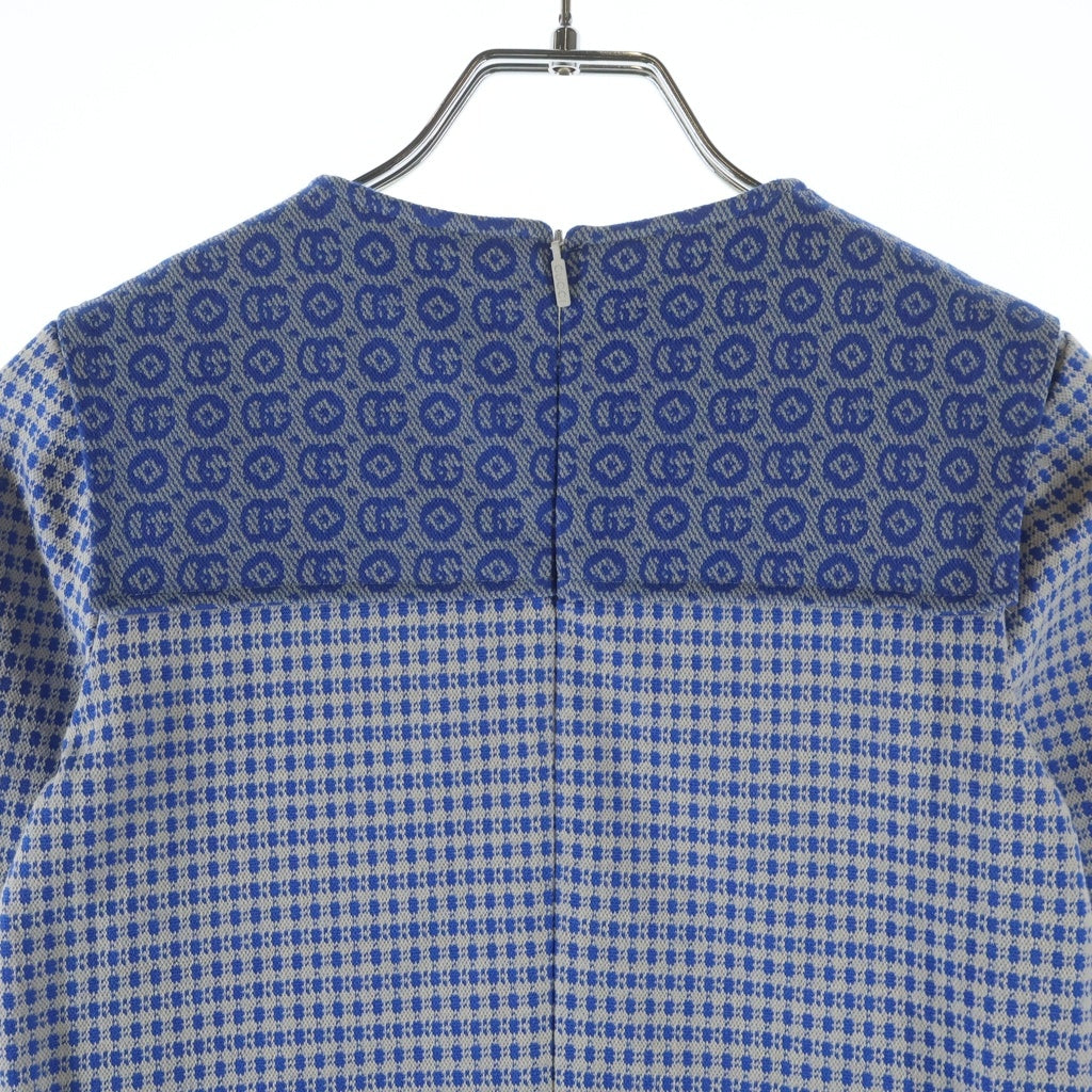 GUCCI(グッチ) GG ジャガード キッズ ドレス ブルー 744095 XJF02 レディース