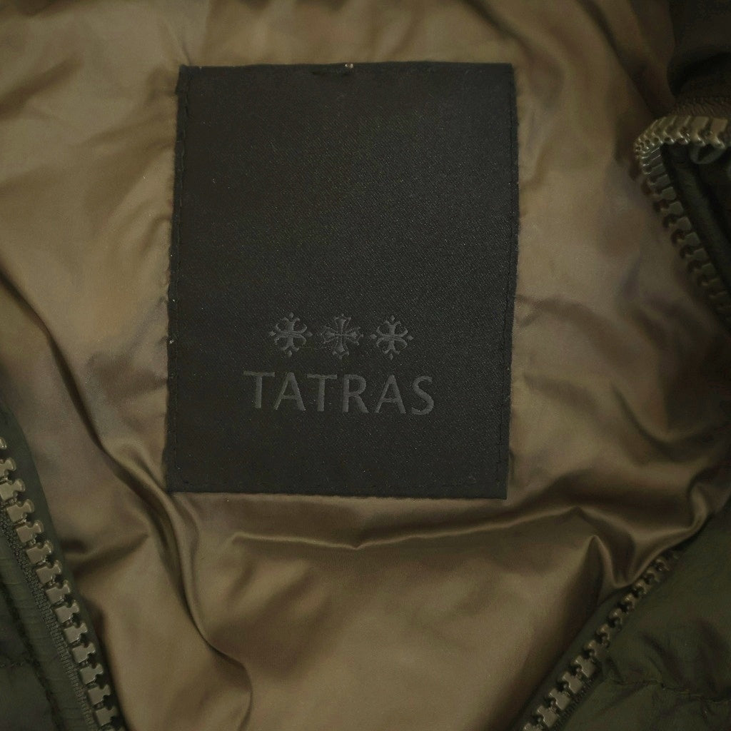 TATRAS(タトラス) POLITEAMA ポリテアマ フード付き ナイロン ダウンコート カーキ レディース LTA19A4694