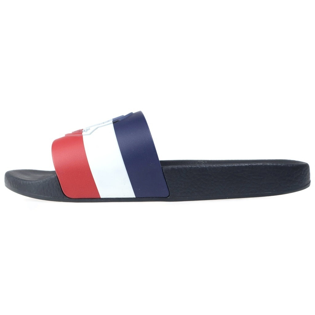 MONCLER(モンクレール) トリコロール ロゴ ラバー サンダル ブラック 4C00070 01A49