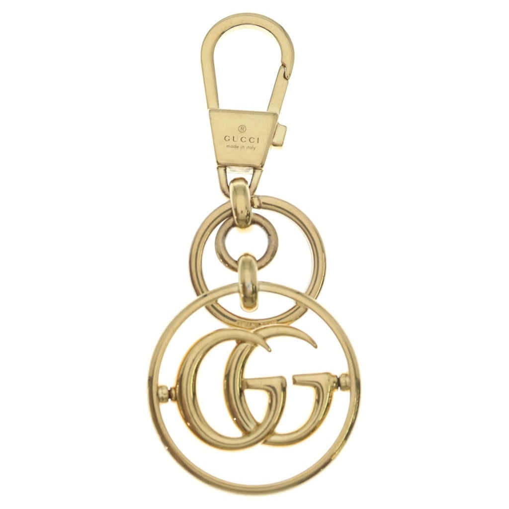 GUCCI(グッチ) ダブルG クリップ付き キーホルダー ゴールド 752067