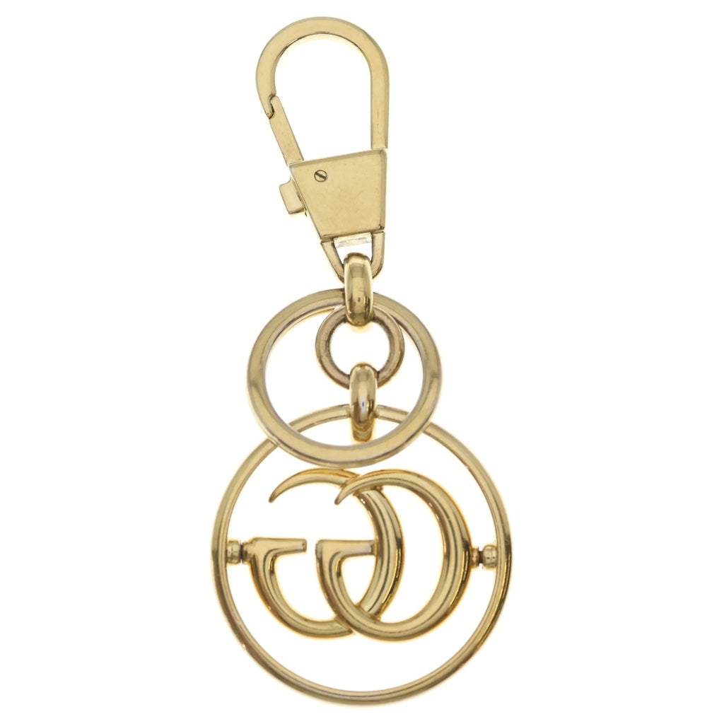 GUCCI(グッチ) ダブルG クリップ付き キーホルダー ゴールド 752067