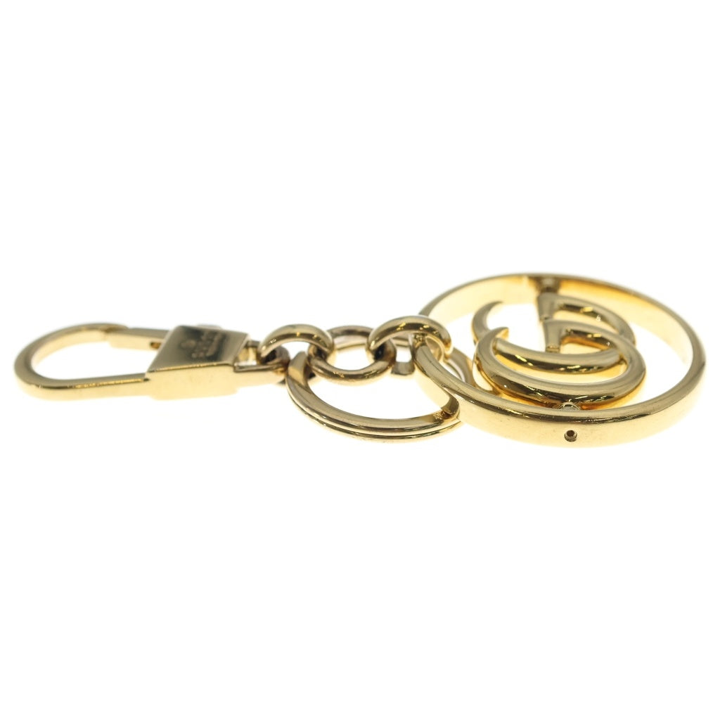 GUCCI(グッチ) ダブルG クリップ付き キーホルダー ゴールド 752067