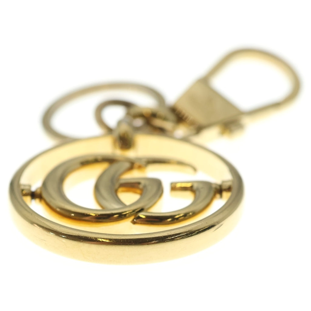 GUCCI(グッチ) ダブルG クリップ付き キーホルダー ゴールド 752067
