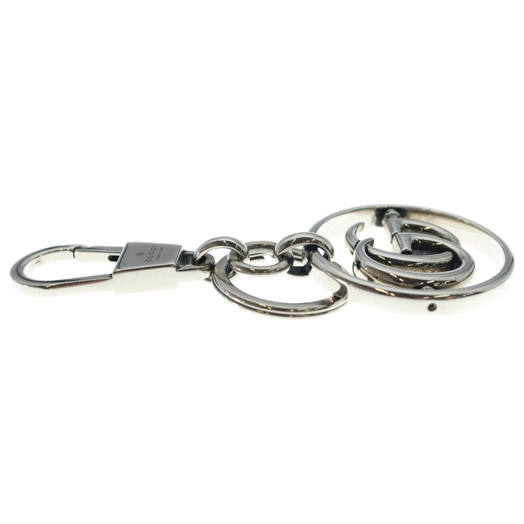 GUCCI(グッチ) ダブルG クリップ付き キーホルダー シルバー 752067 レディース