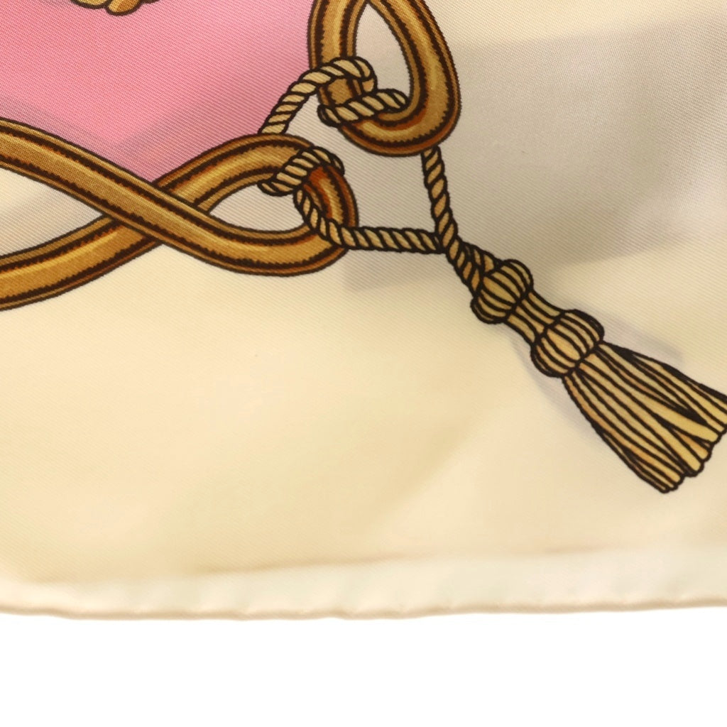 GUCCI(グッチ) オプティカル シルク スカーフ バンダナ ピンク/ホワイト 703096 3G001 レディース
