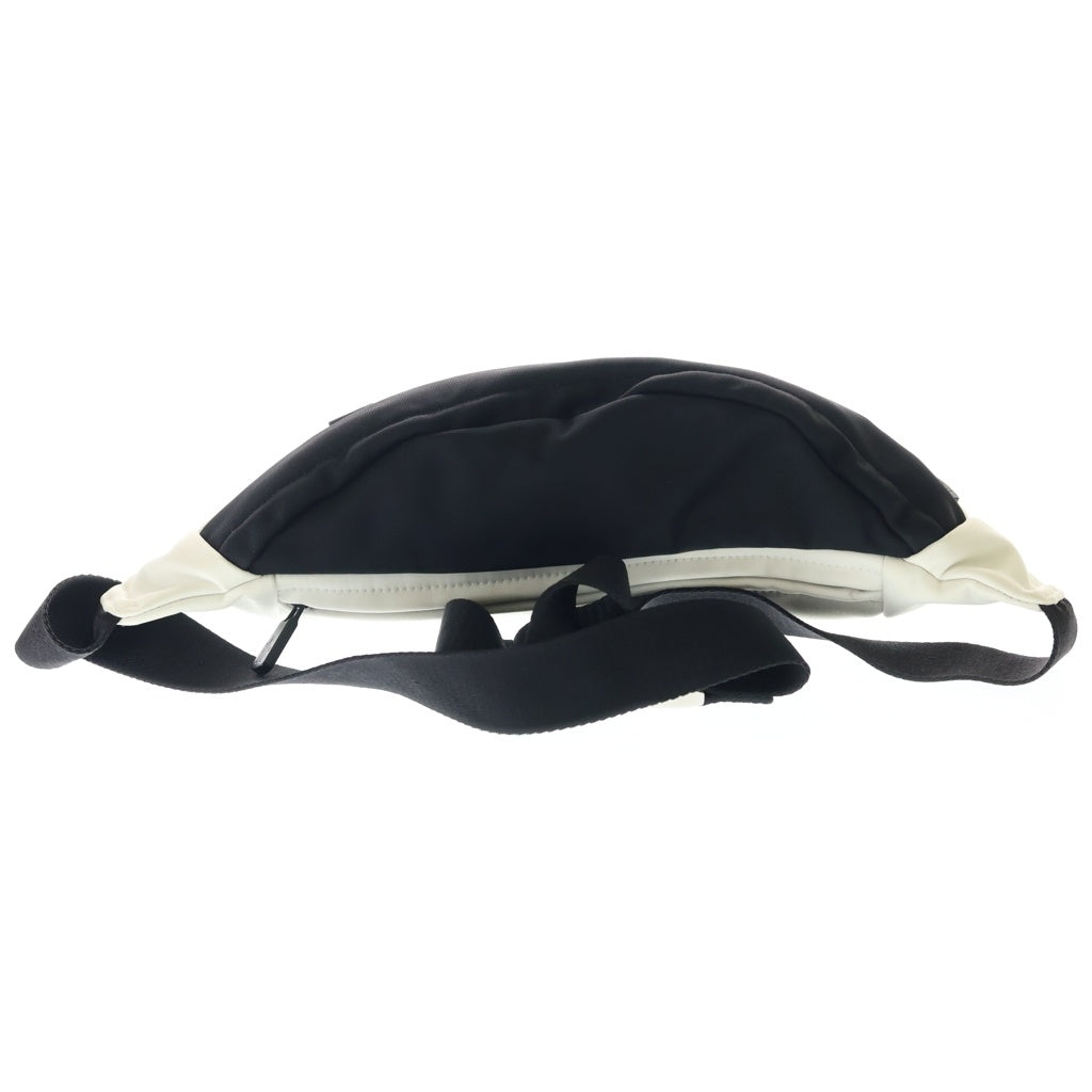 MONCLER(モンクレール) 19SS THEO MARSUPIO ラバーロゴ付 ボディバッグ ウエストポーチ ホワイト/ブラック E109A0063500 01ABP レディース