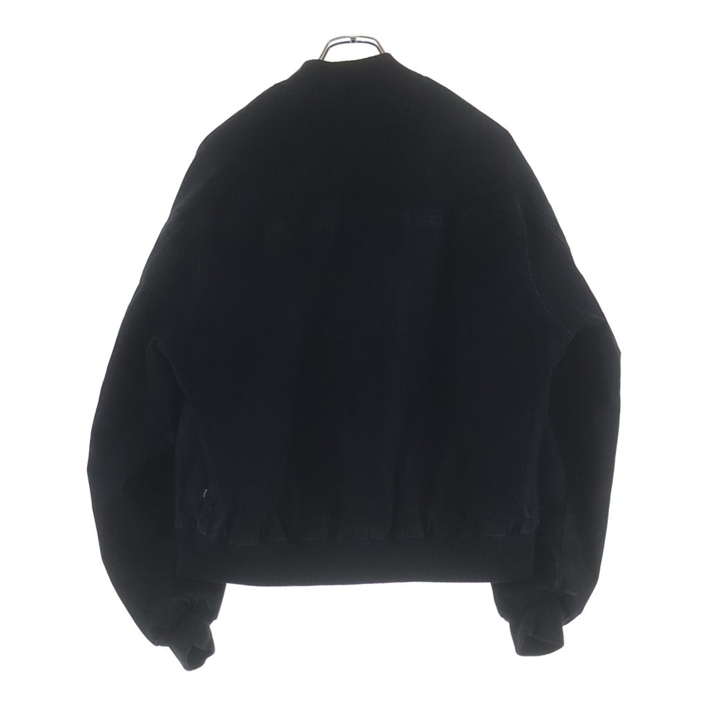 HUF(ハフ) BOMBER JACKET デニム ボンバージャケット ブラック