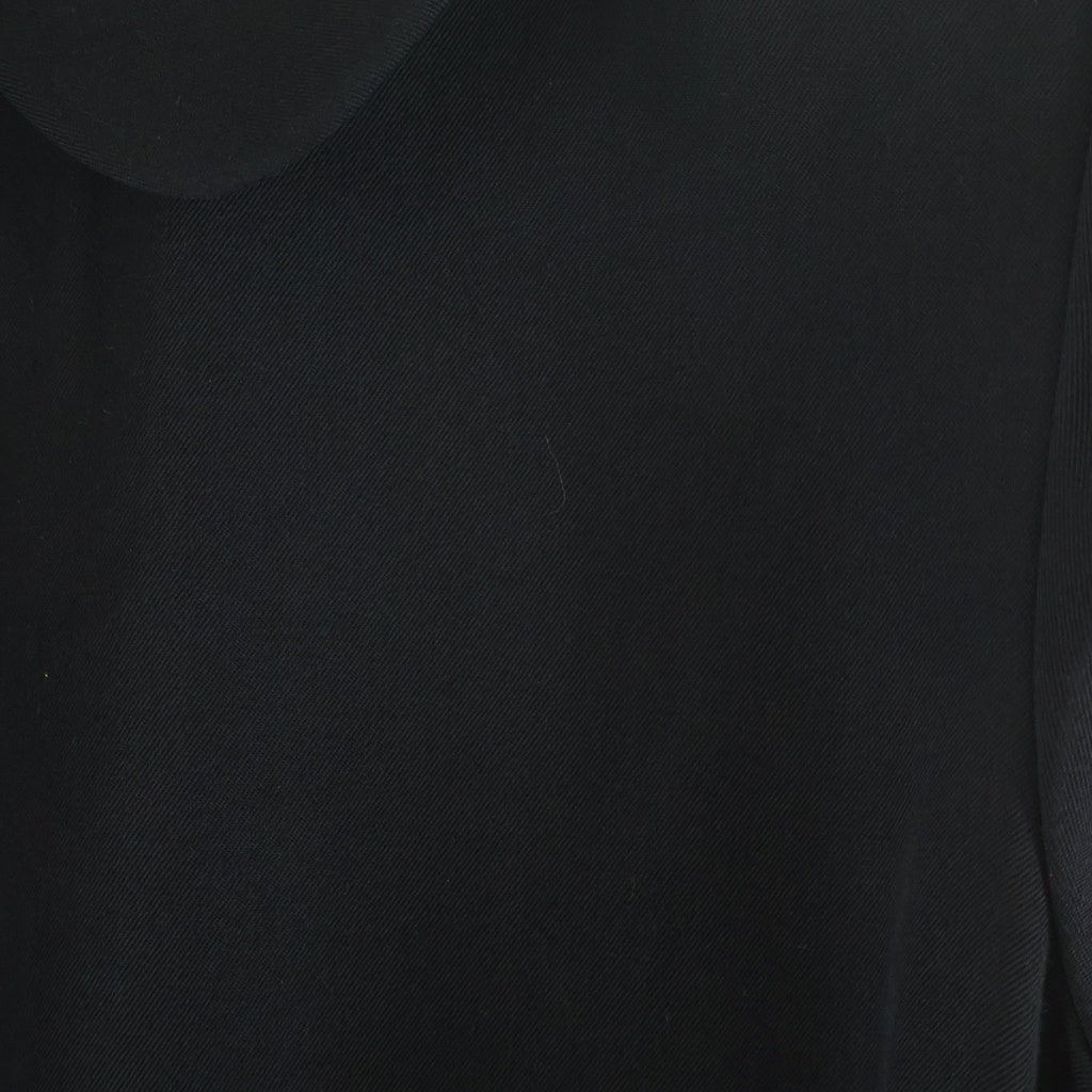 tricot COMME des GARCONS(トリコ コム デ ギャルソン) 丸襟 レイヤード長袖ドレスワンピース ブラック レディース TO-04001M