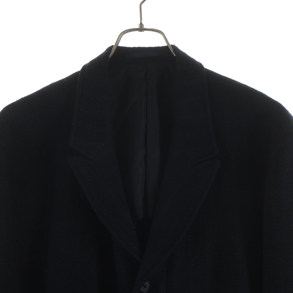 Y's for men(ワイズフォーメン) ストライプ ジップアップ ボタンテーラードジャケット ネイビー MX-J20-901