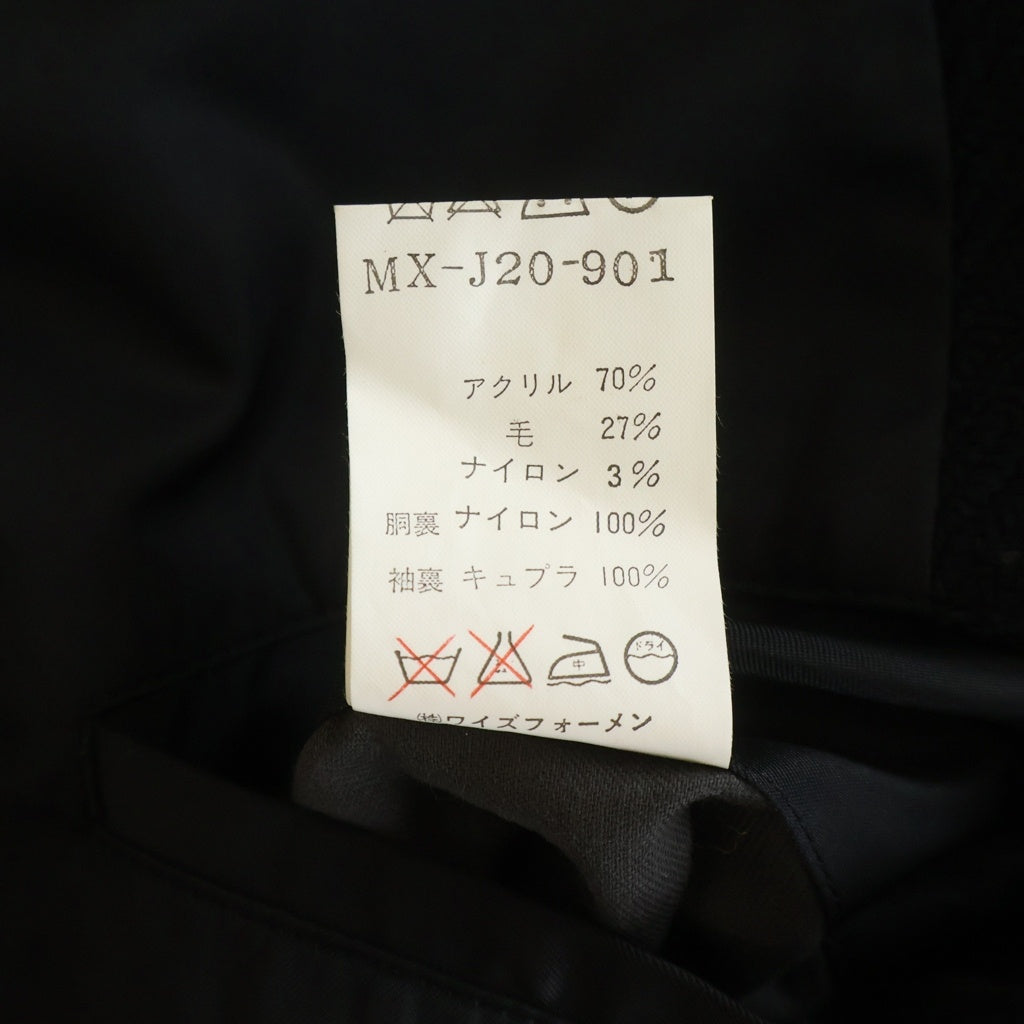 Y's for men(ワイズフォーメン) ストライプ ジップアップ ボタンテーラードジャケット ネイビー MX-J20-901