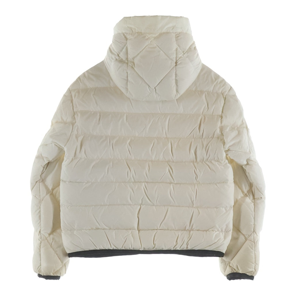 MONCLER(モンクレール) ARVOUIN GIUBBOTTO キルティングフーデッドダウンジャケット ホワイト H20931A00073 53A5E レディース