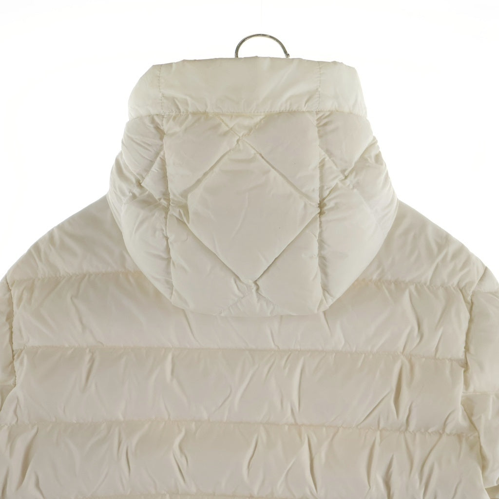 MONCLER(モンクレール) ARVOUIN GIUBBOTTO キルティングフーデッドダウンジャケット ホワイト H20931A00073 53A5E レディース