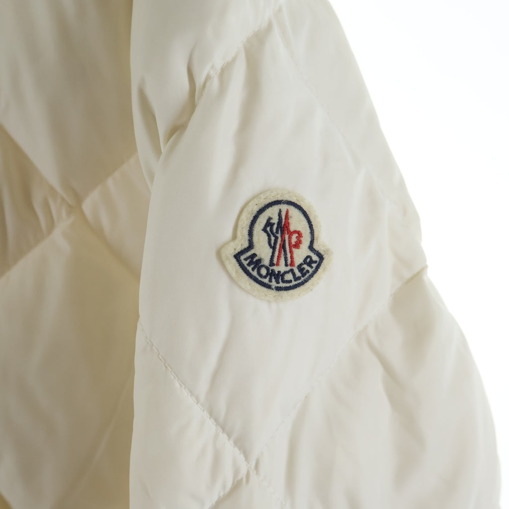 MONCLER(モンクレール) ARVOUIN GIUBBOTTO キルティングフーデッドダウンジャケット ホワイト H20931A00073 53A5E レディース