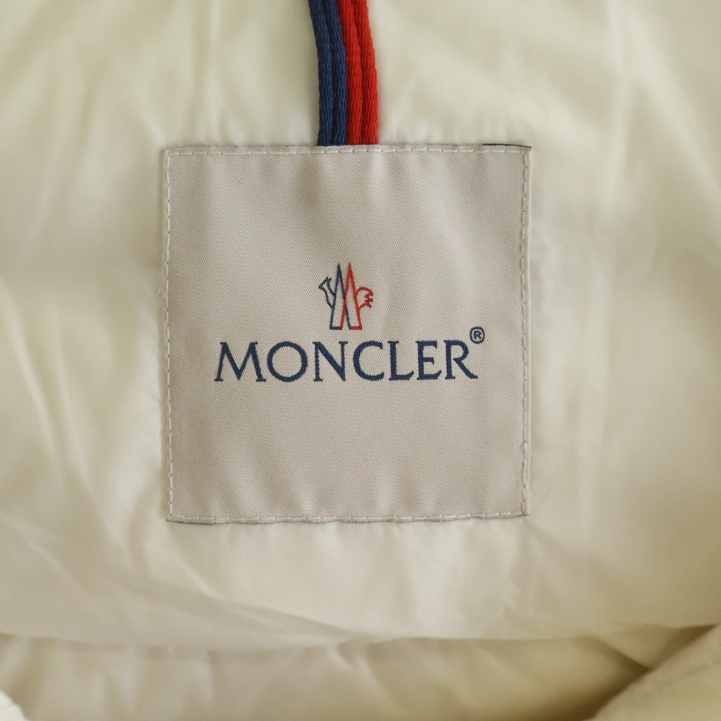 MONCLER(モンクレール) ARVOUIN GIUBBOTTO キルティングフーデッドダウンジャケット ホワイト H20931A00073 53A5E レディース