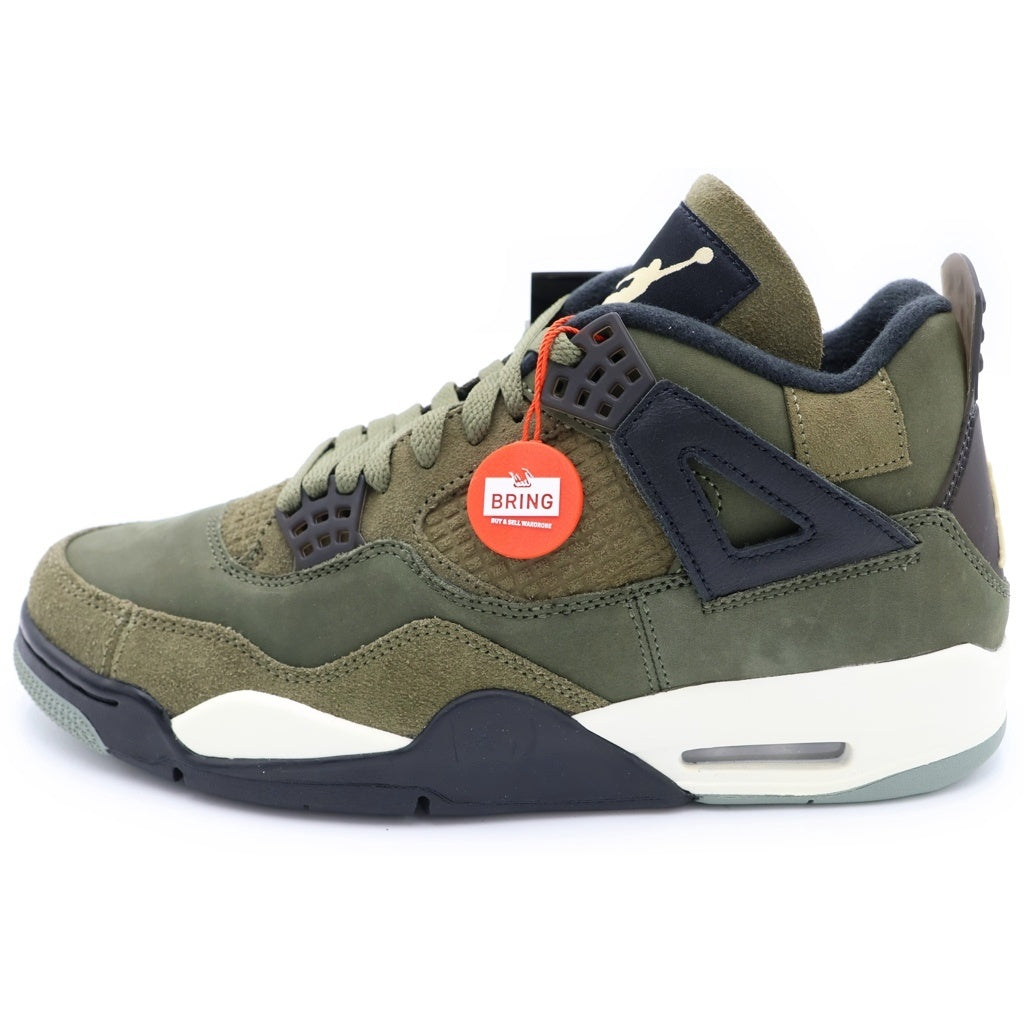 NIKE(ナイキ) AIR JORDAN4 RETRO SE CRAFT OLIVE エアジョーダン4 クラフト オリーブ ハイカットスニーカー カーキ US9/27.0cm FB9927-200